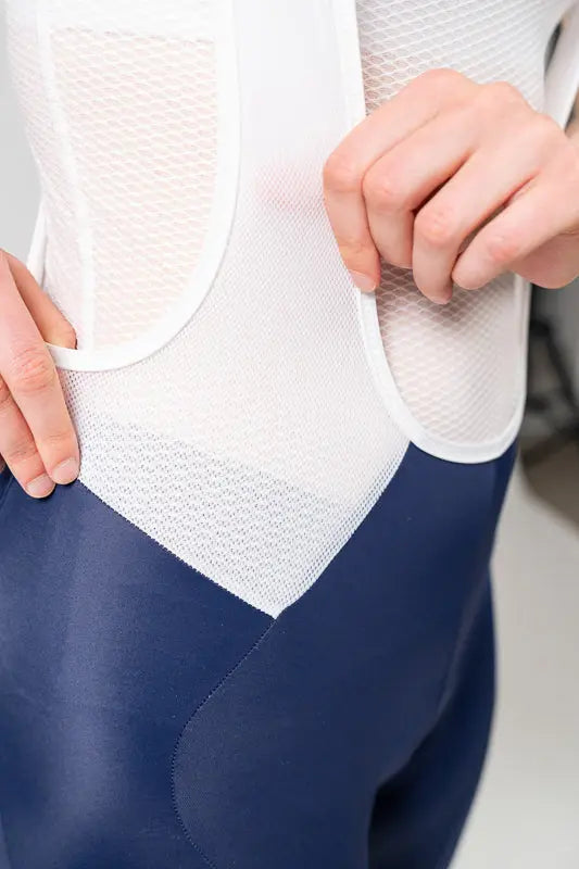 Silver Bib Short - Dark Blue - CUORE of Switzerland