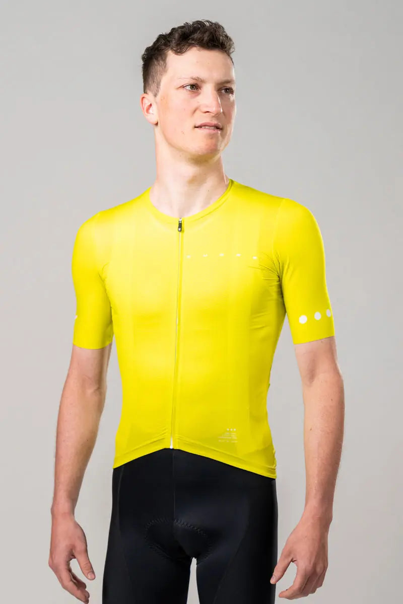 Gold Sport Jersey - Lemonlime - CUORE of Switzerland
