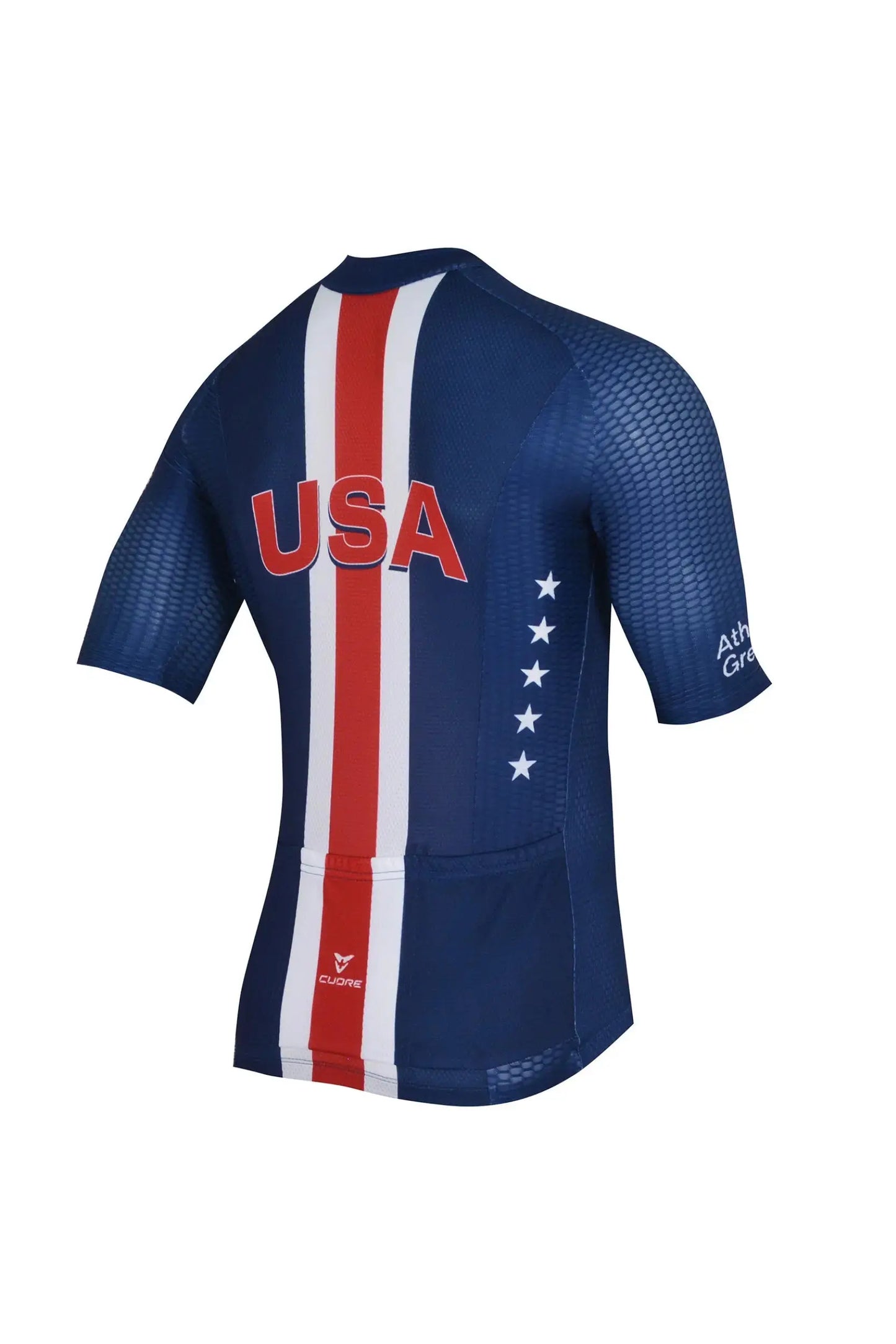 Silver Race Jersey - USA Cycling - CUORE of Switzerland