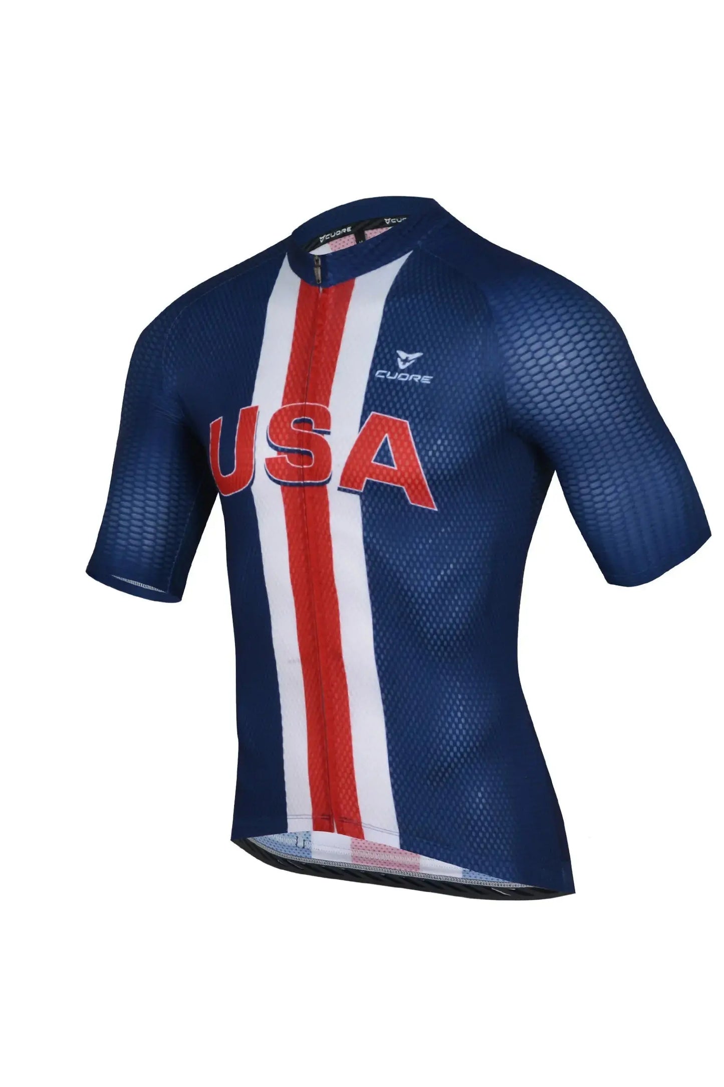 Silver Race Jersey - USA Cycling - CUORE of Switzerland