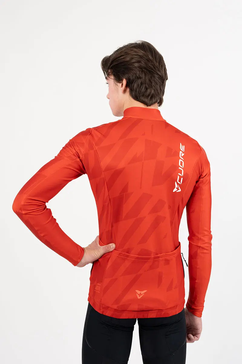 Silver Active Shield Jersey - Rust - CUORE of Switzerland