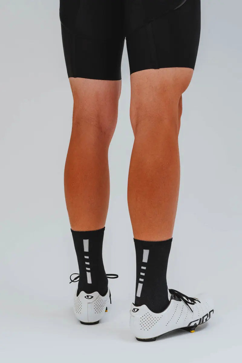 Lightweight Tall Socks - Black - CUORE of Switzerland