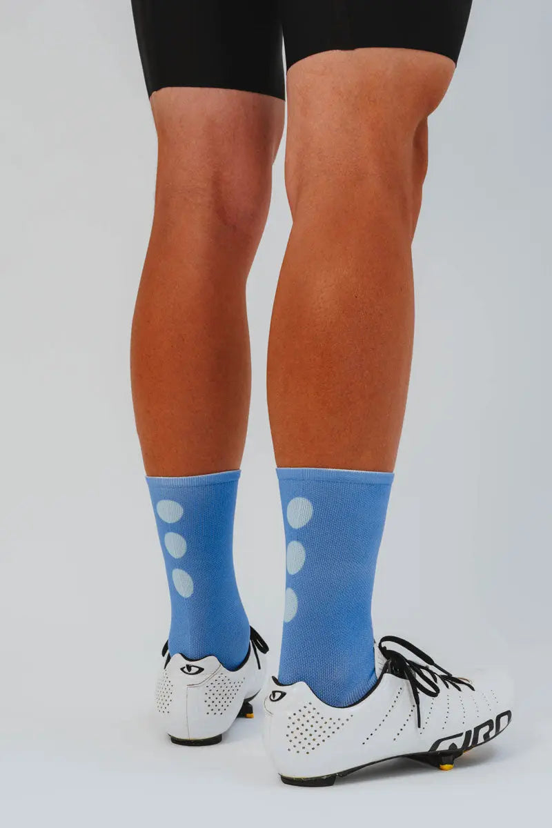 Lightweight Tall Socks - Blurple - CUORE of Switzerland