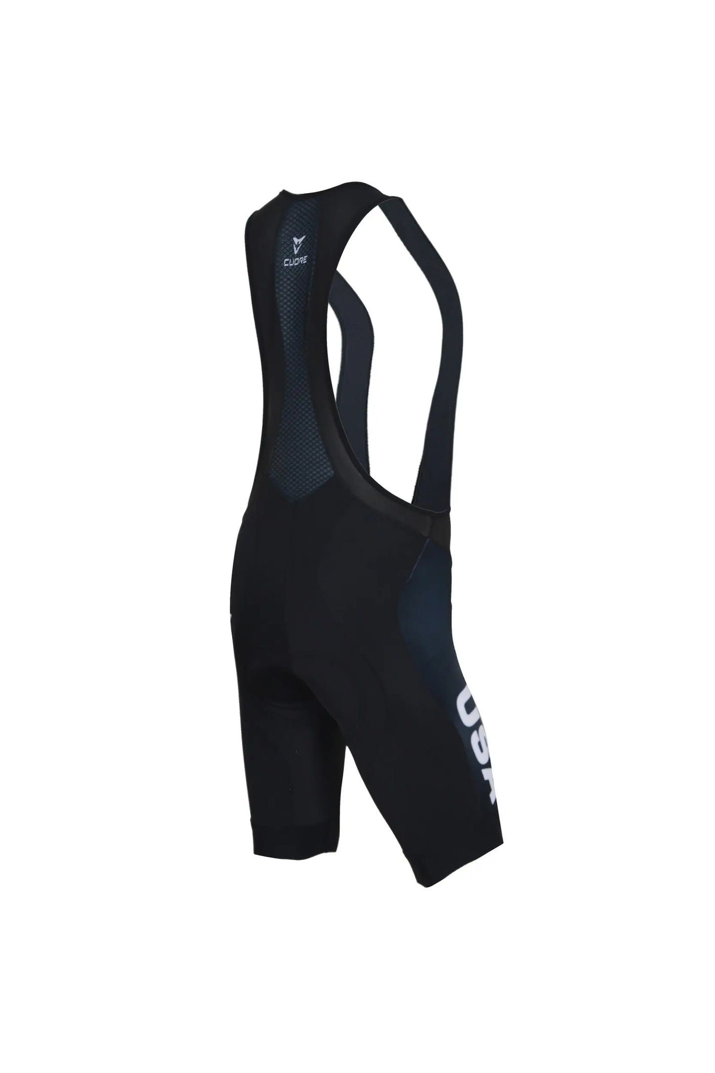 Silver Bib Short - USA Cycling - CUORE of Switzerland