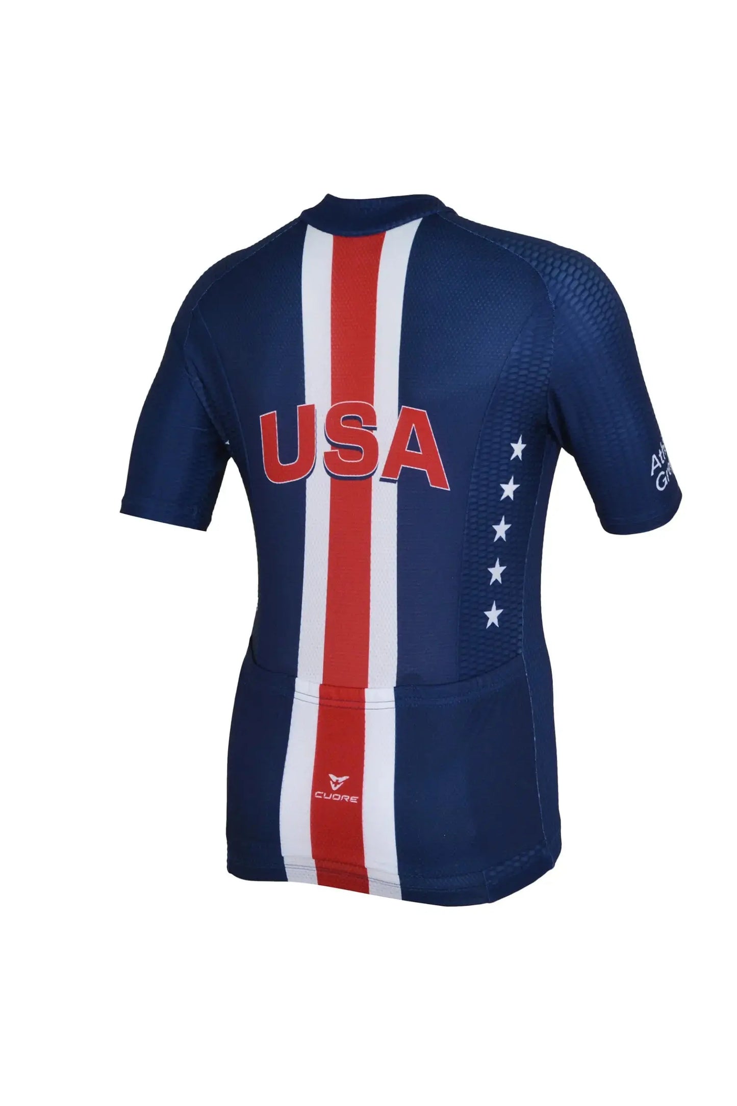Silver Race Jersey - USA Cycling - CUORE of Switzerland