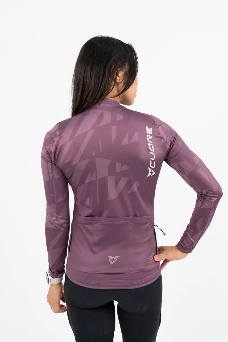 Silver Midweight Jersey - Plum - CUORE of Switzerland