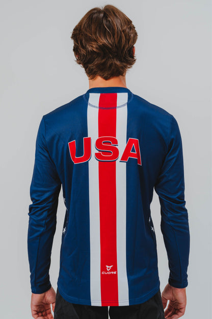 Offroad Trail LS Jersey - USA Cycling - CUORE of Switzerland