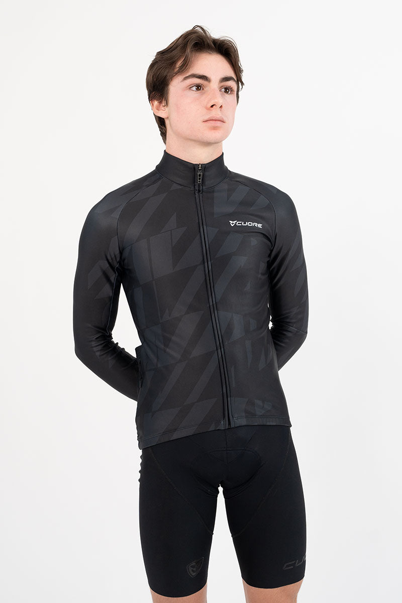 Silver Active Shield Jersey - Black