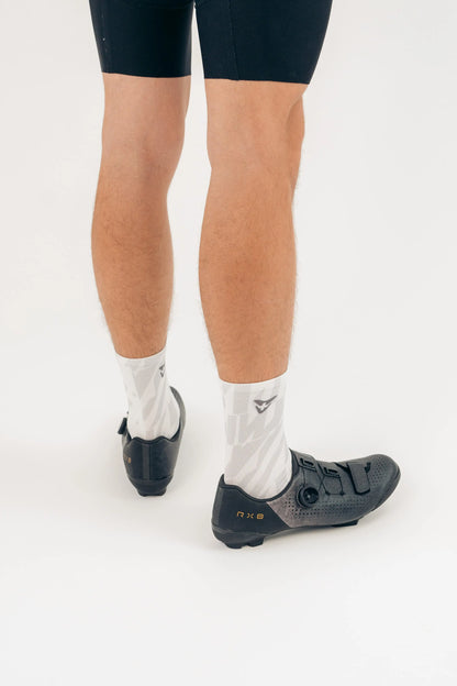 Midweight Tall Socks - White