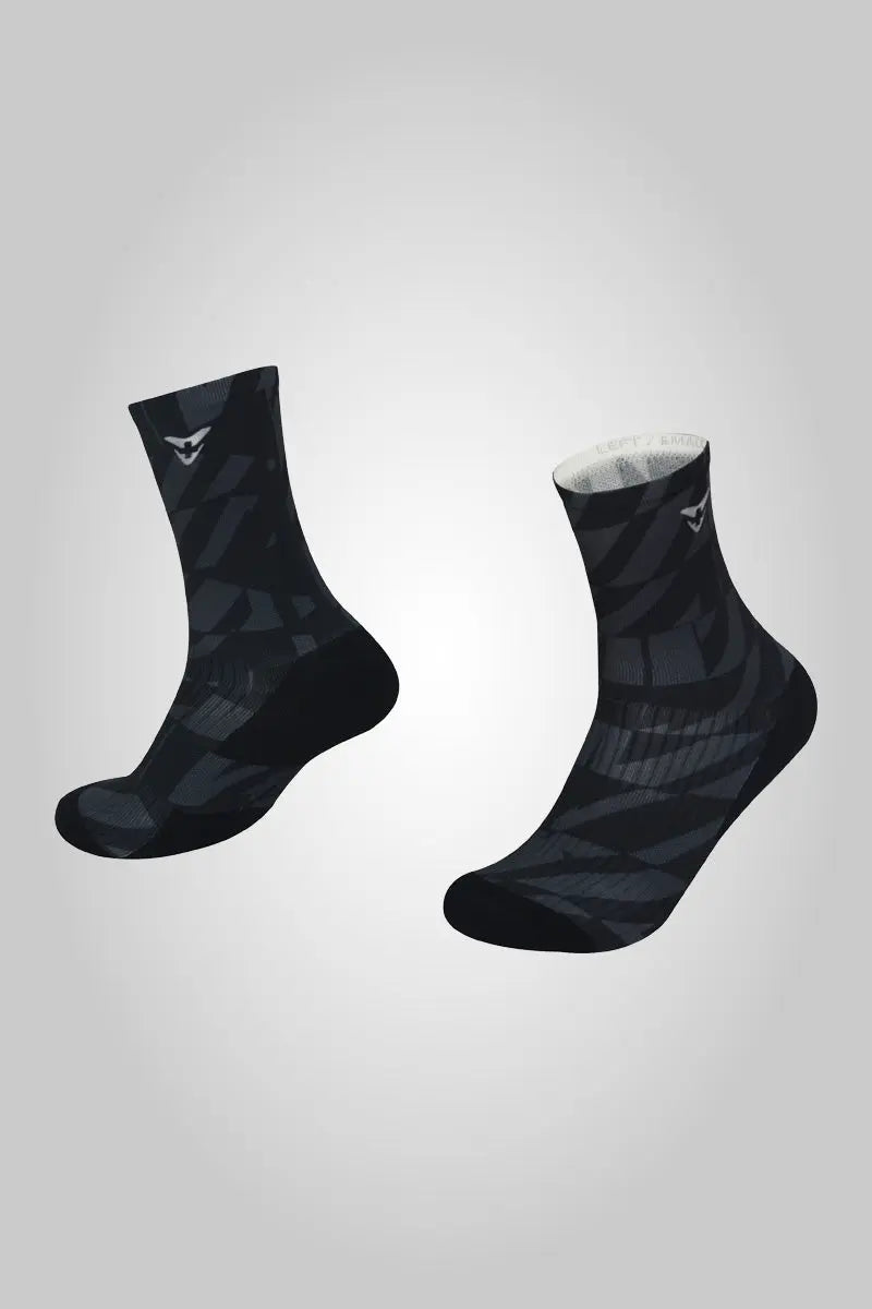 Midweight Tall Socks - Black - CUORE of Switzerland