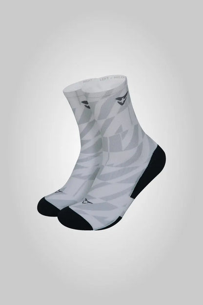 Midweight Tall Socks - White - CUORE of Switzerland