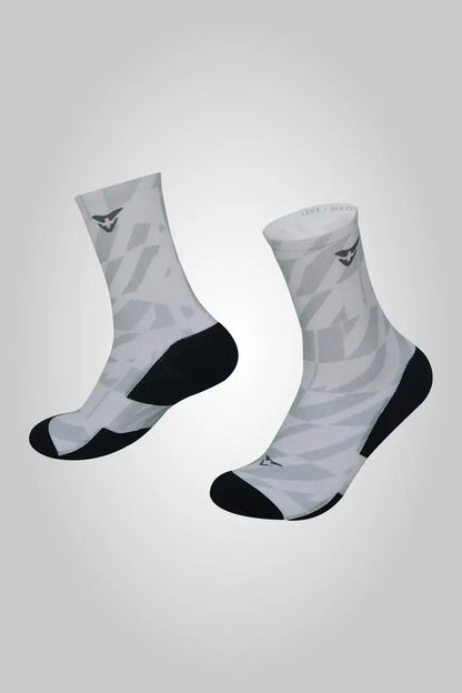 Midweight Tall Socks - White - CUORE of Switzerland